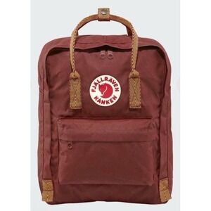 Fjallraven Kanken Original #23510 Everyday Outdoor Backpack Ox Red/Goose Eye NWT